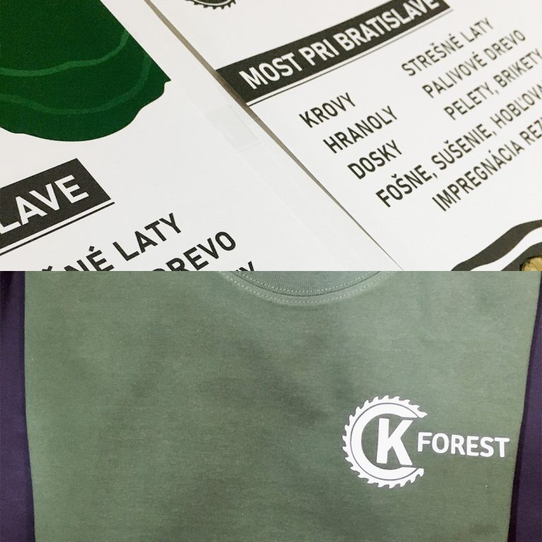 CK FOREST - Potlač tričiek a tlač letákov - Úvod